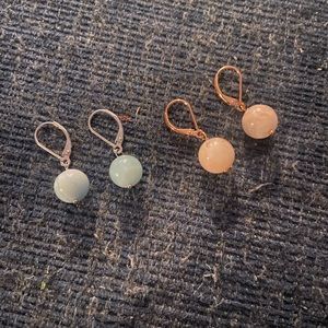 Pair of Drop Stone Earrings